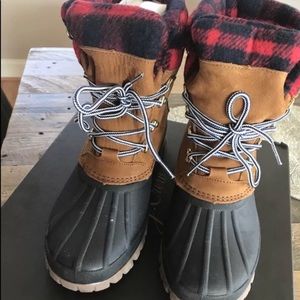 J Crew Perfect Winter Boot 10 Plaid